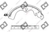 DJ PARTS BS1158 Brake Shoe Set